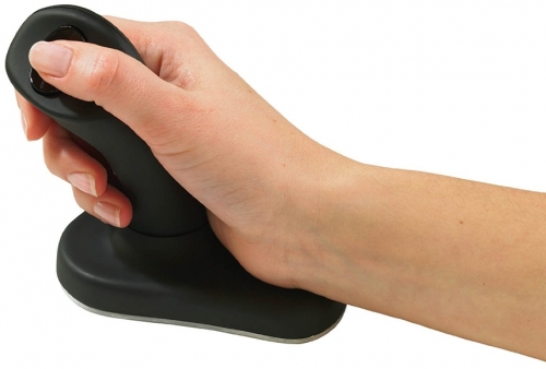 Mouse negru ergonomic wireless 3M